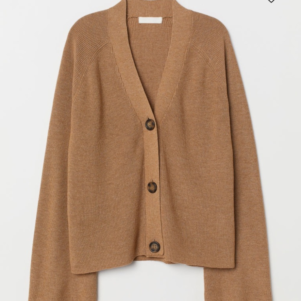 COPY - Tan H&M oversized Cardigan NWT